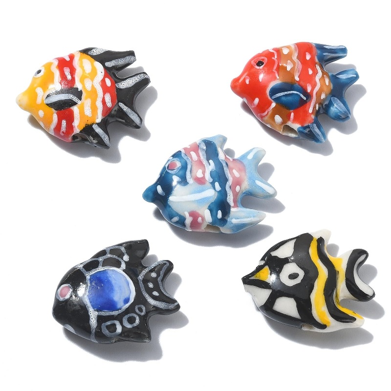 Porcelain Animal Beads