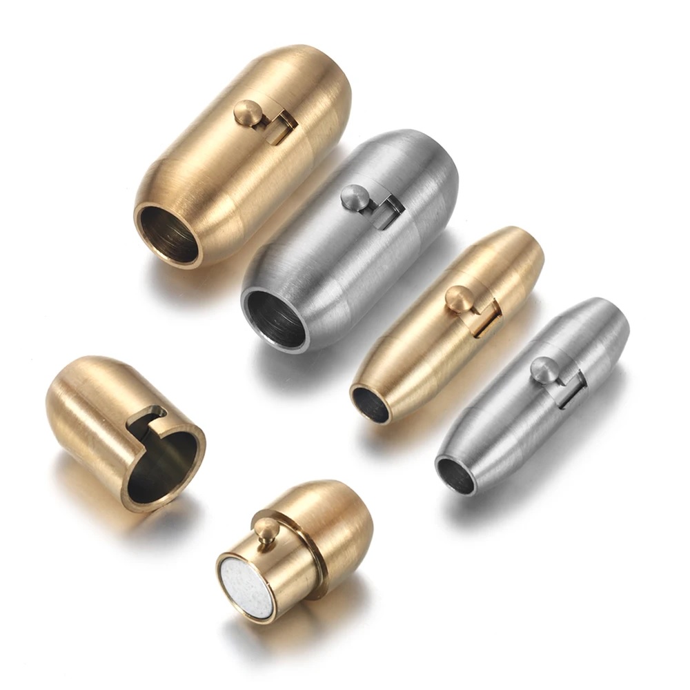 Round Stainless Steel Magnetic Clasps