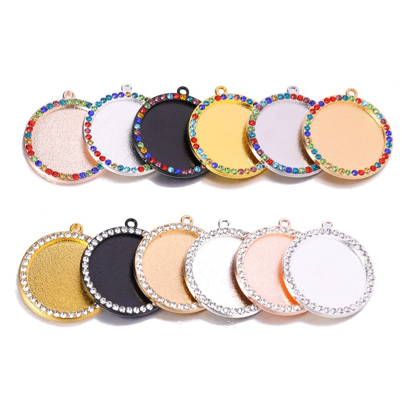 Zinc Alloy Pendant Cabochon Setting