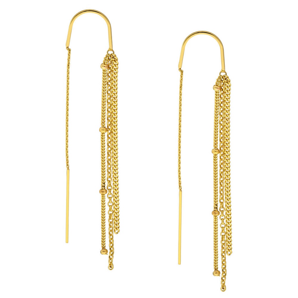Stainless Steel Threader Earrings