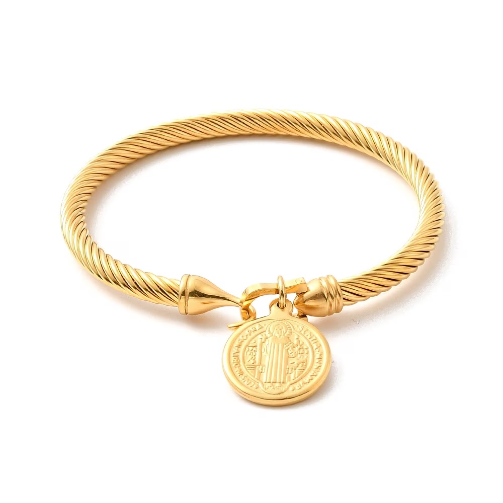 Stainless Steel Saint Bracelets