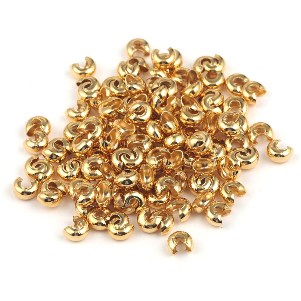 Edelstahl Crimp Bead Cover