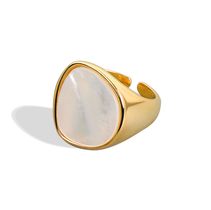 Brass Shell Finger Ring