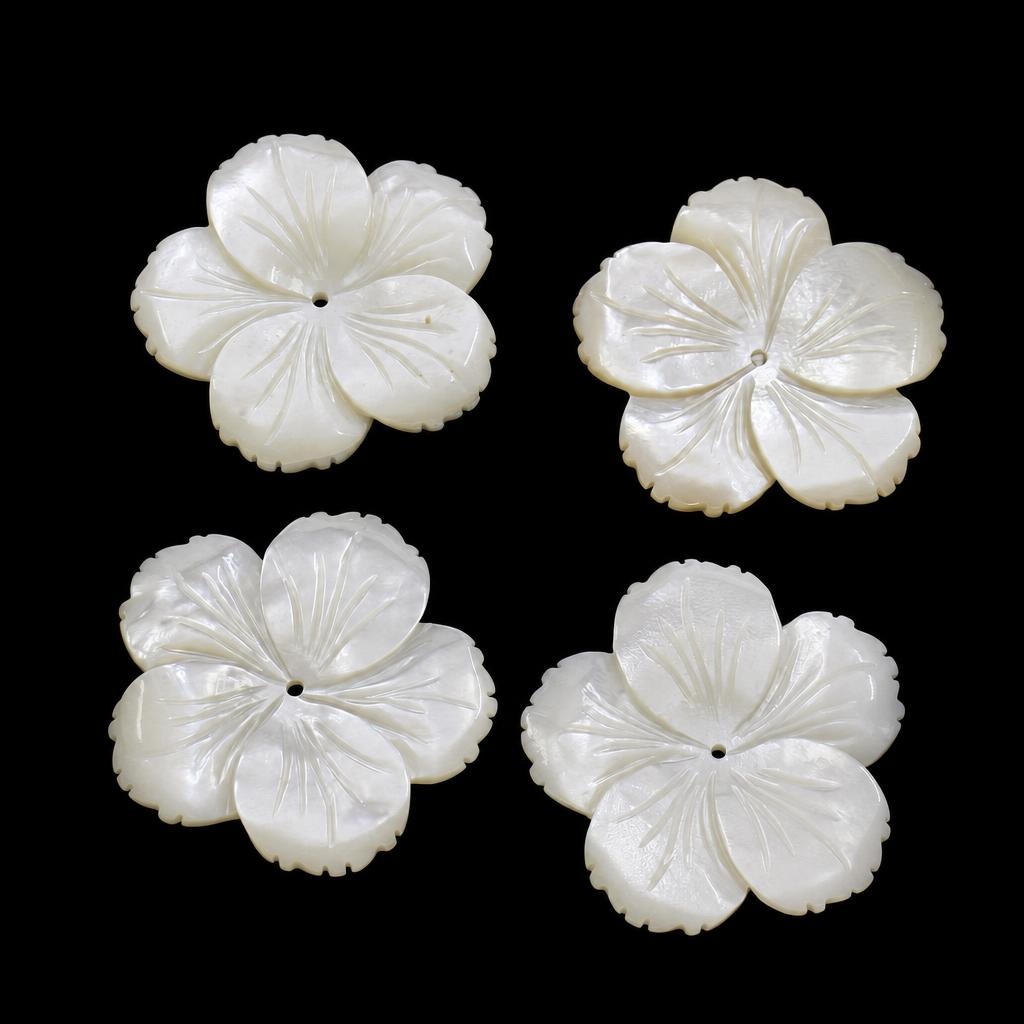 White Lip Shell Beads