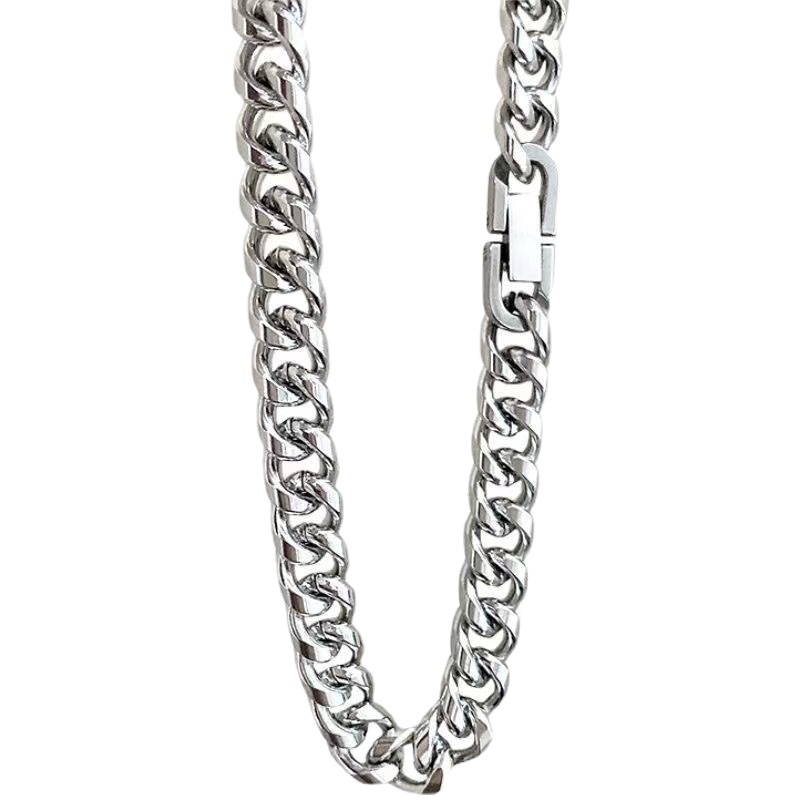 Collier de chaîne en acier de titane