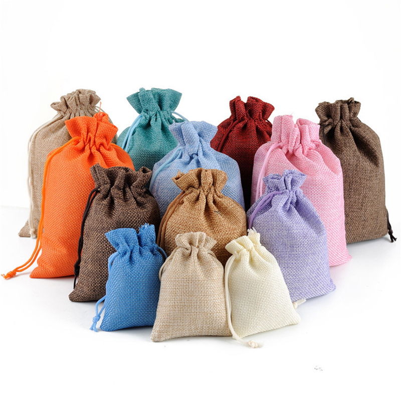 Bolsas de joyería del cáñamo