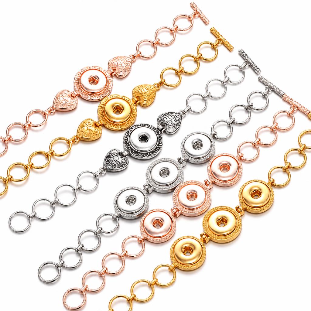 Chunck Knopf-Armband