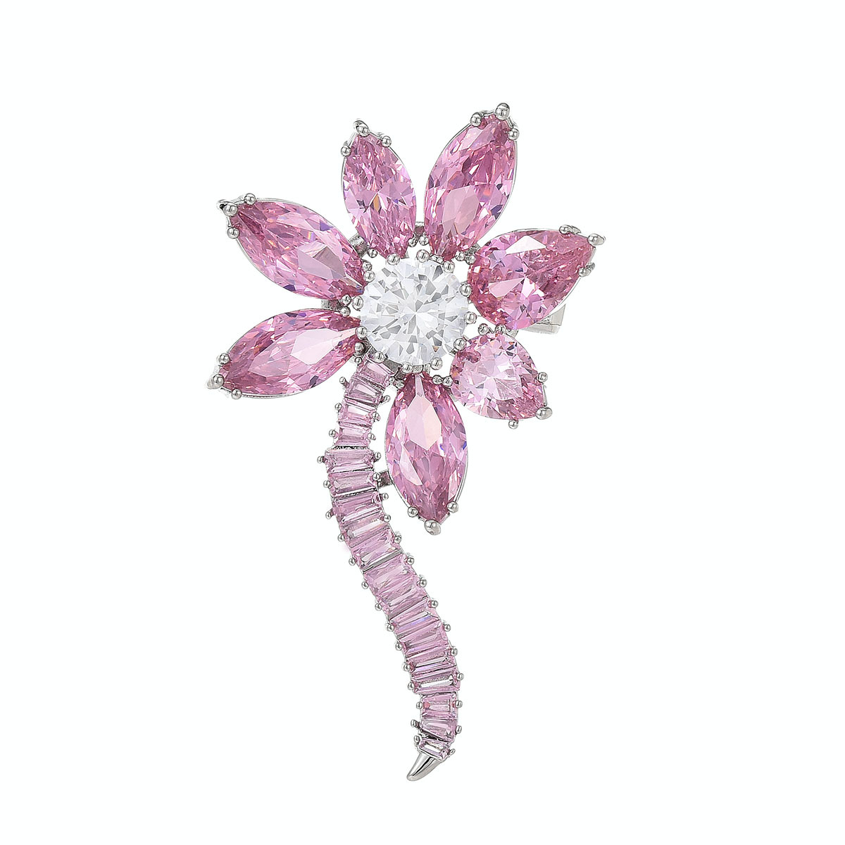 Crystal Brooches