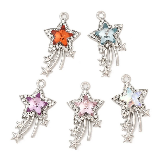 Plated Acrylic Pendants