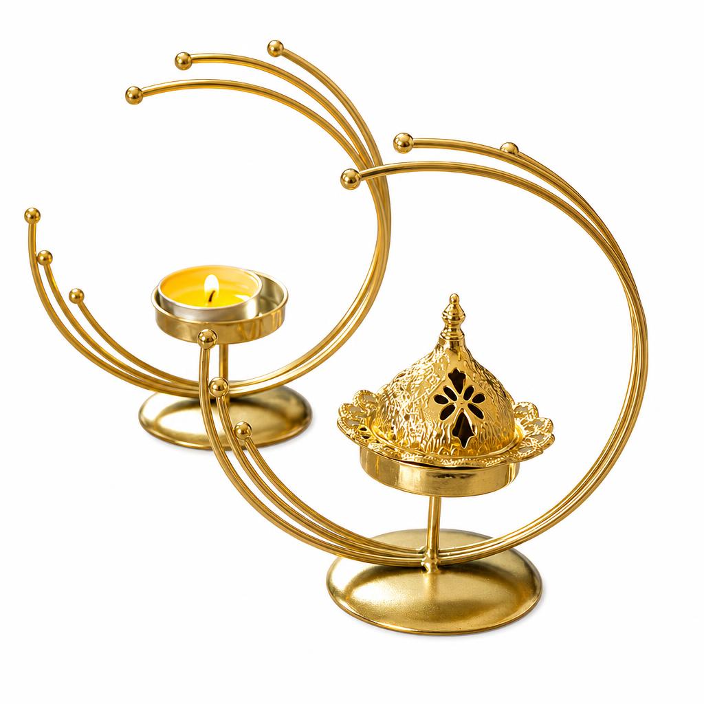 Iron Candle Holder