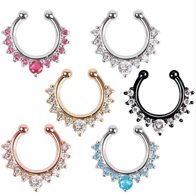 Zinc Alloy Nose Piercing Jewelry