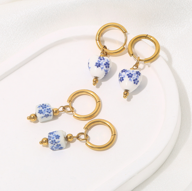Porcelain Jewelry Earring