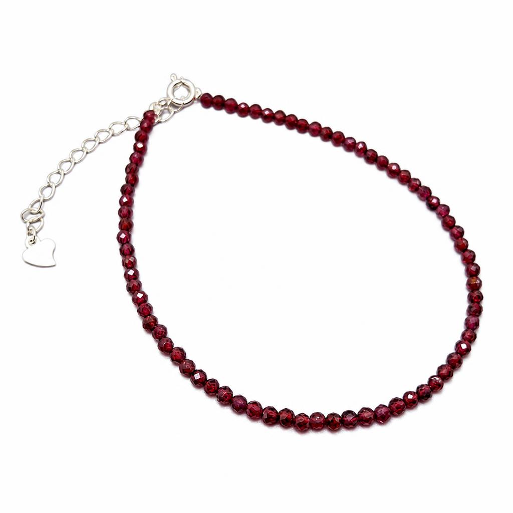 Collier grenat