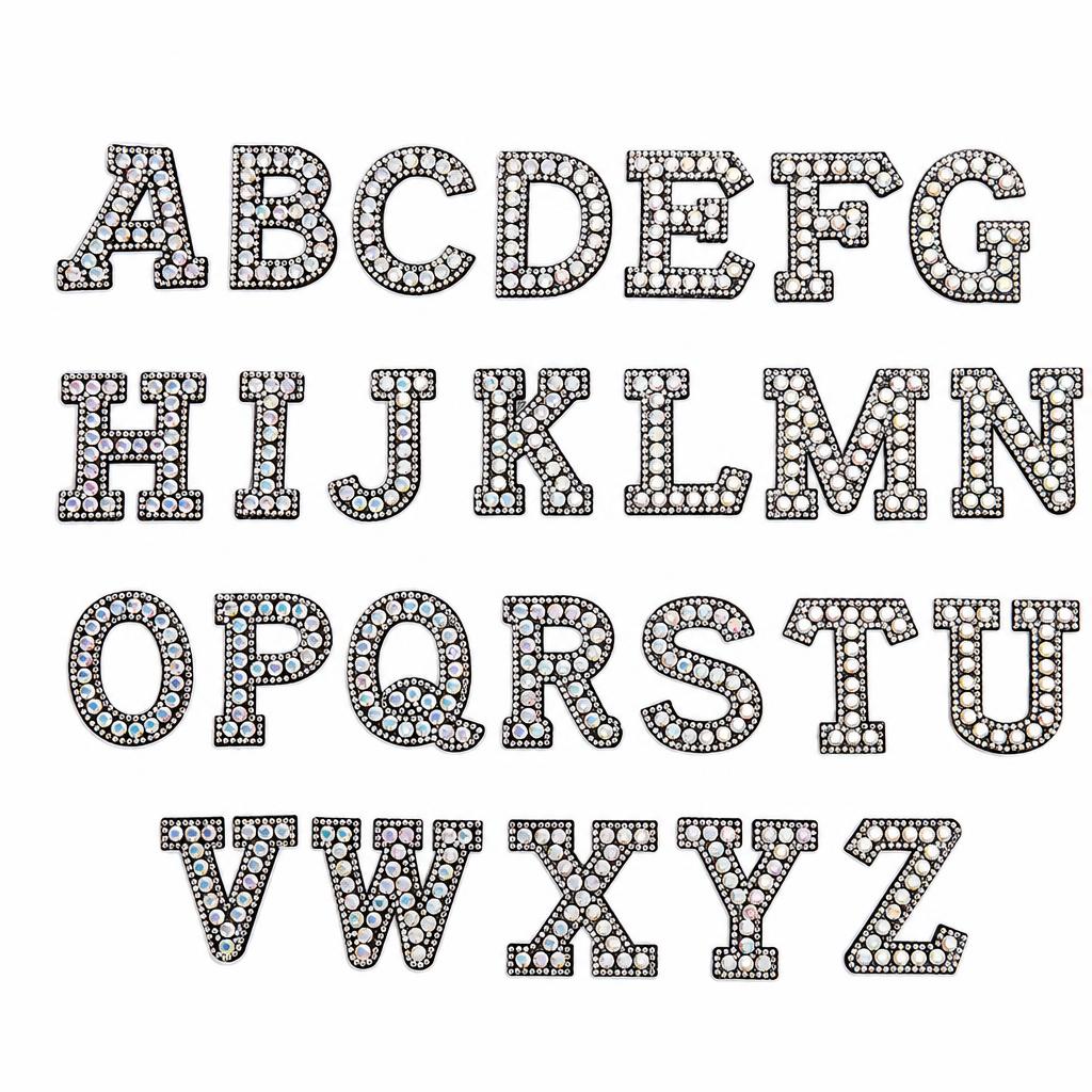 Letter Iron On Patch