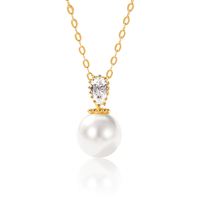 Cubic Zirconia Sterling Silver Necklace