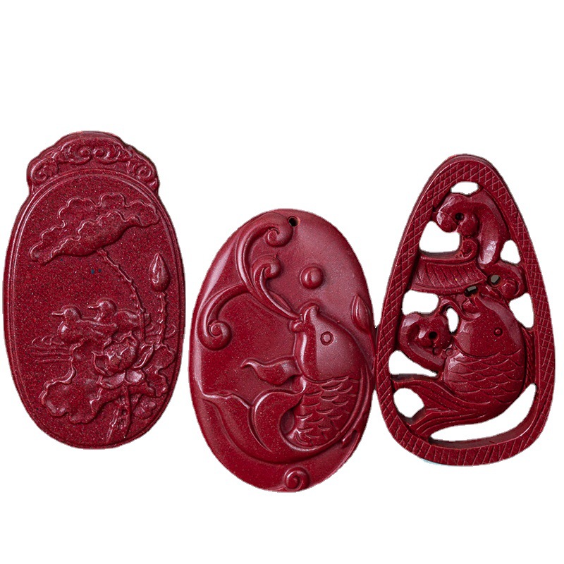 Cinnabar Pendants