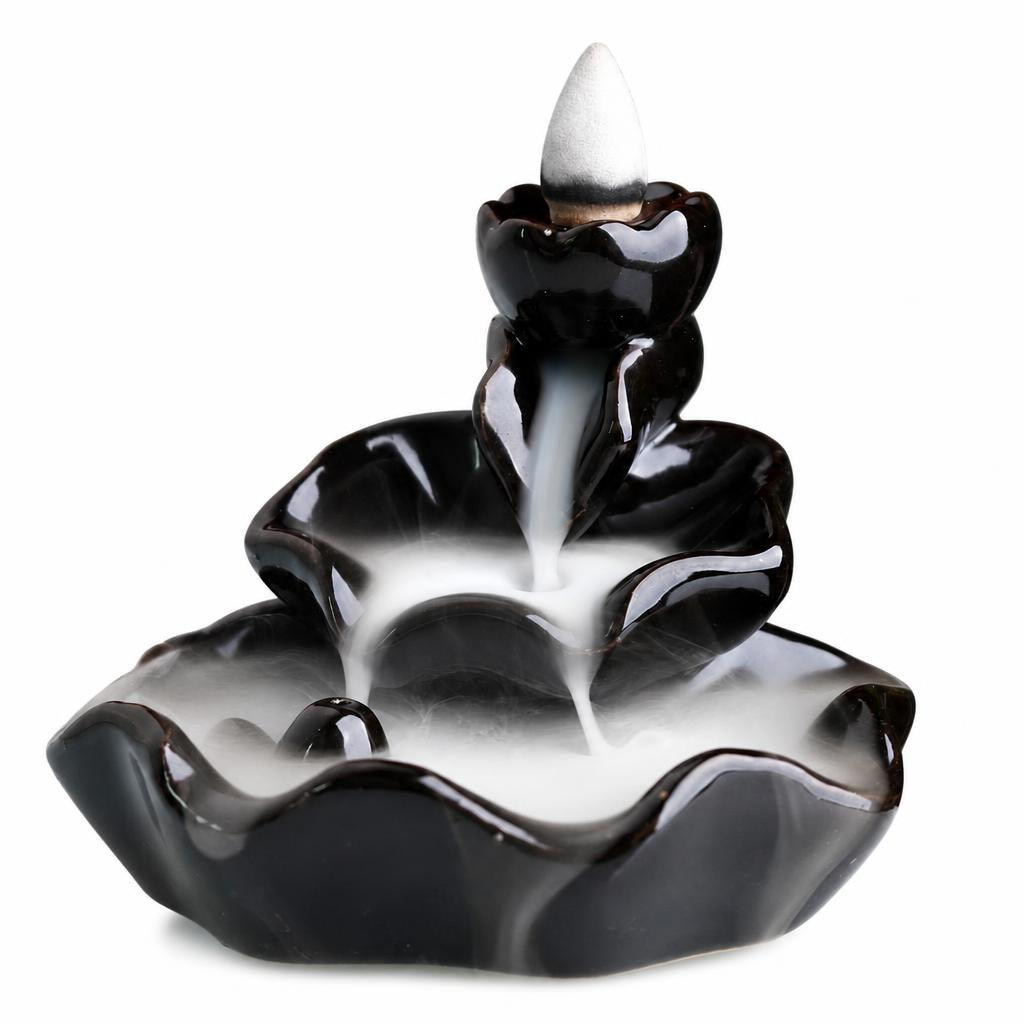 Quemador de incienso de reflujo de porcelana