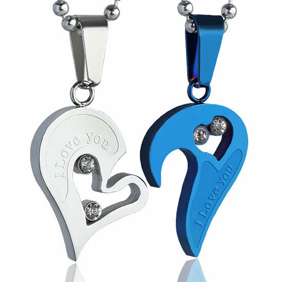 Stainless Steel Couple Pendants