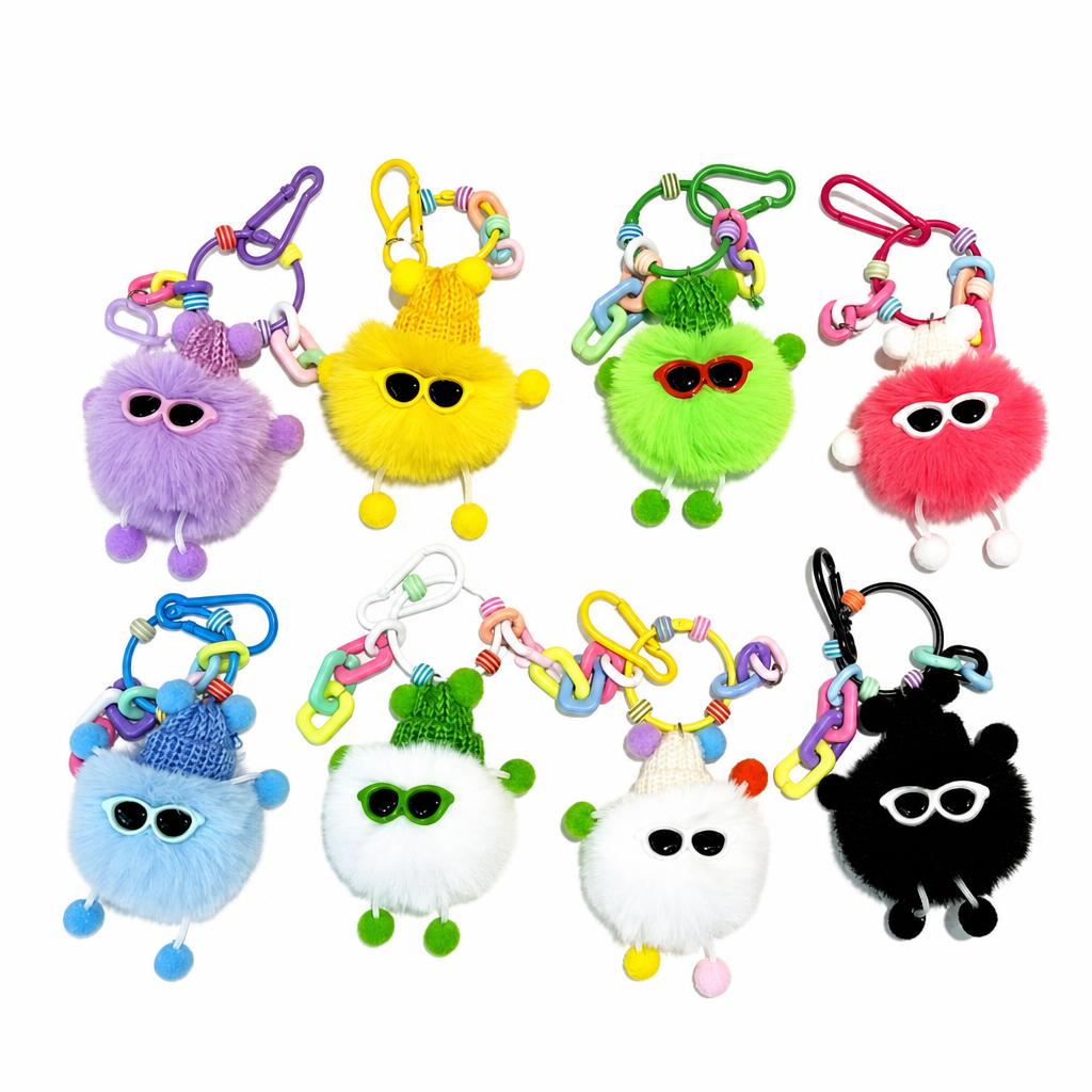Fur Plush Key Chain