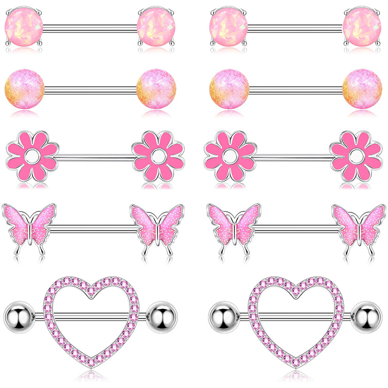 Stainless Steel Nipple Piercing Jewelry