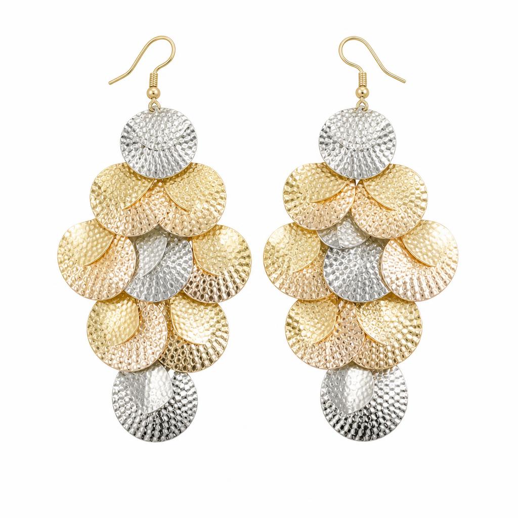 Iron Chandelier Earring