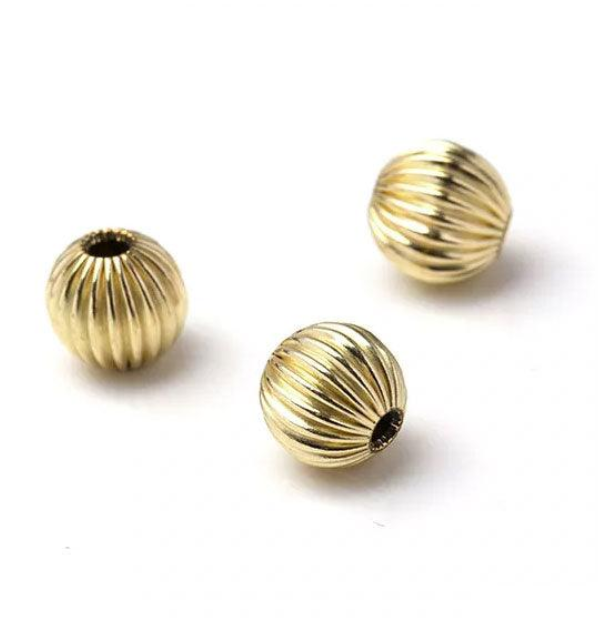 Abalorios llenos de oro de 14Kt