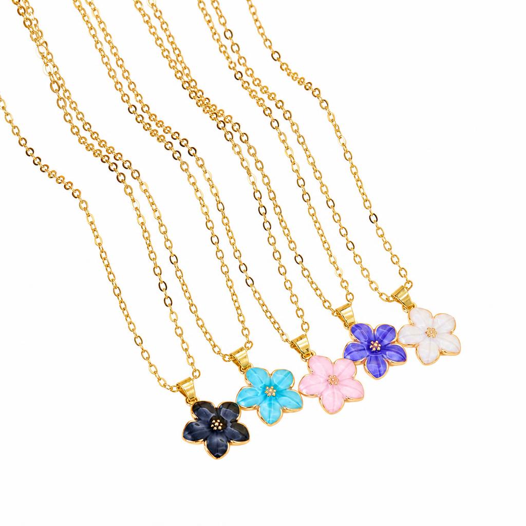 collier d'Émail en alliage Zinc