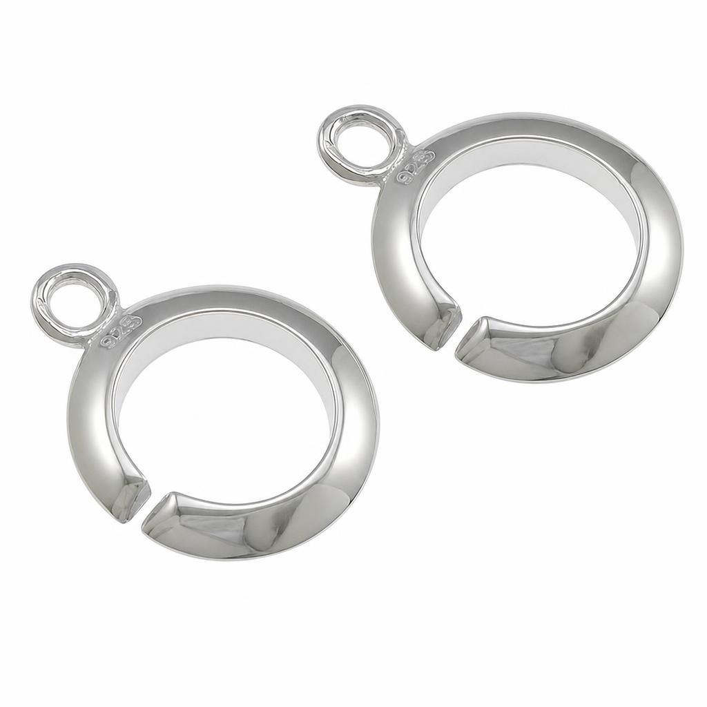 Sterling Silver Interlocking Clasp