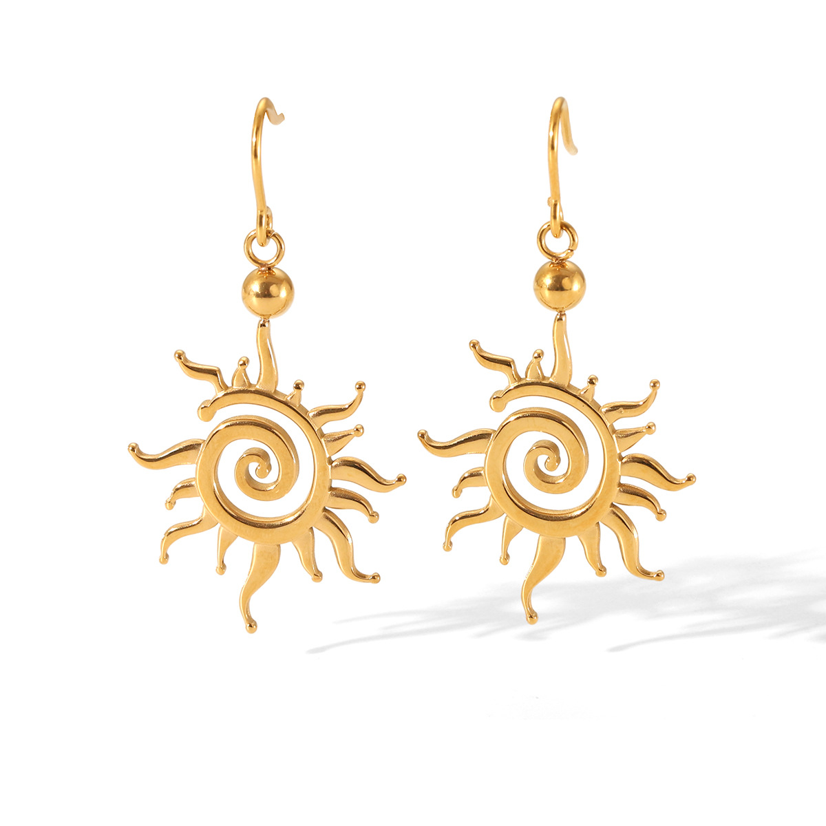 Stainless Steel Drop Earrings
