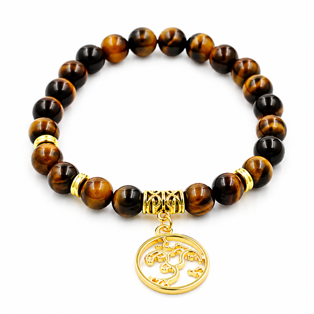Bracelets en pierres oeil de tigre