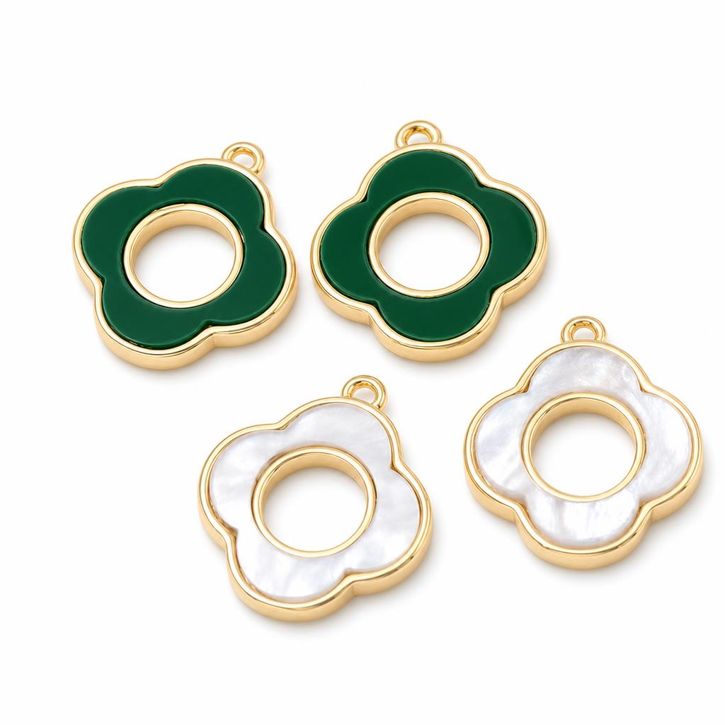 Acrylic Brass Pendants