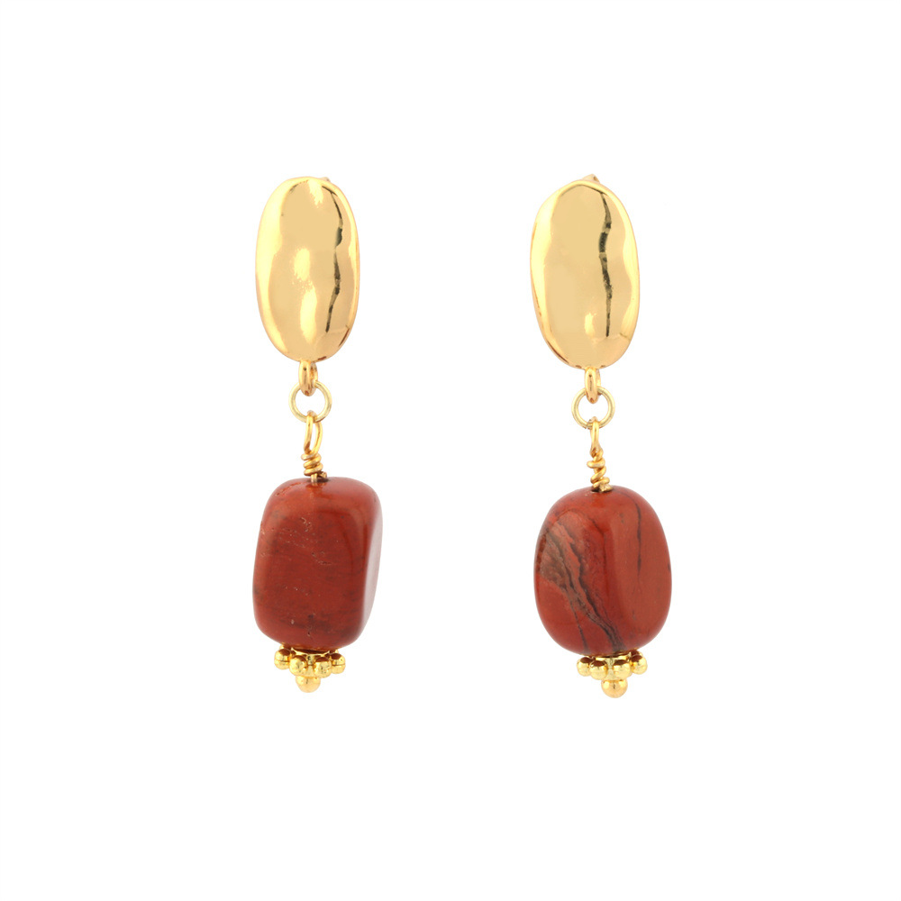 Gemstone Cluster Earring