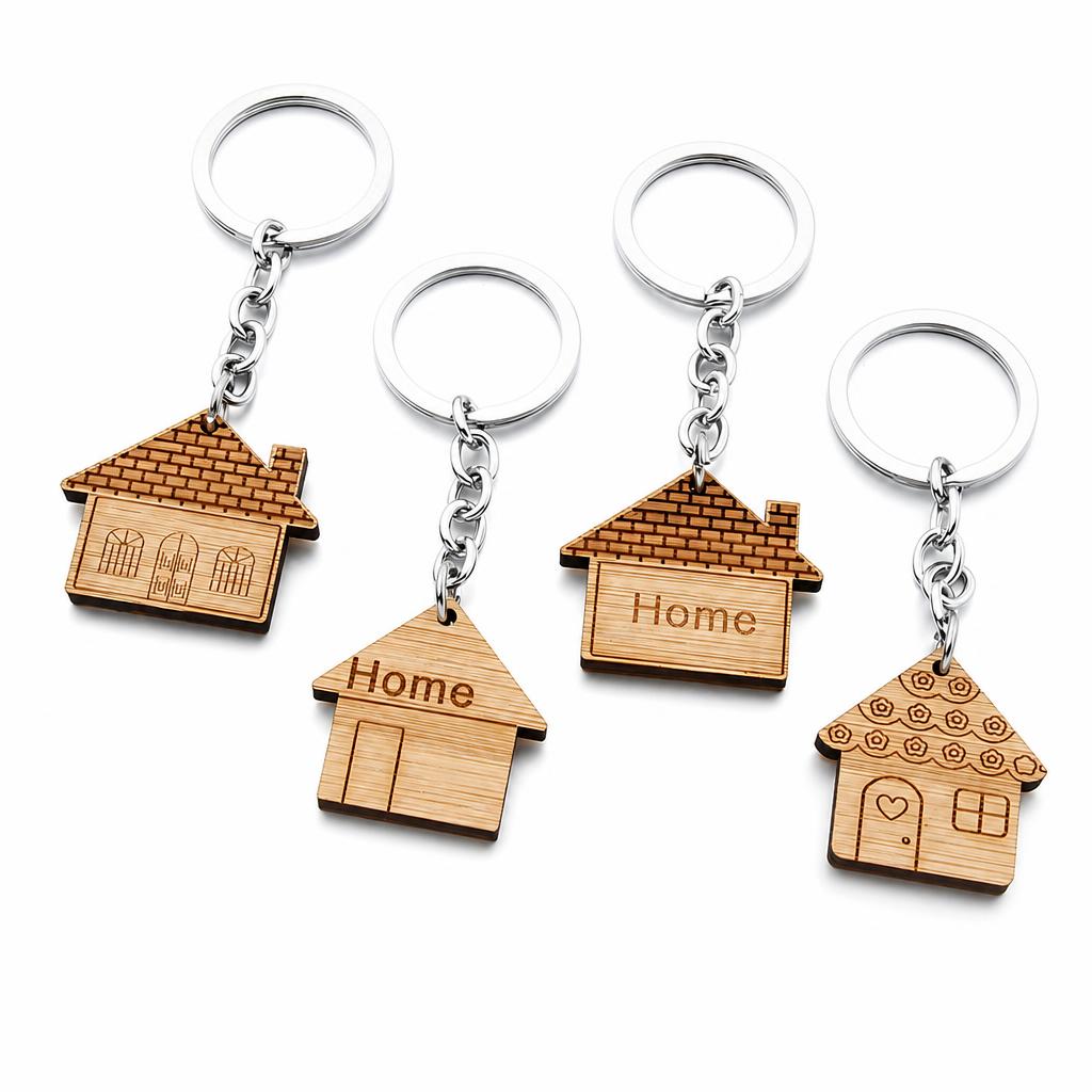 Wood Key Chain