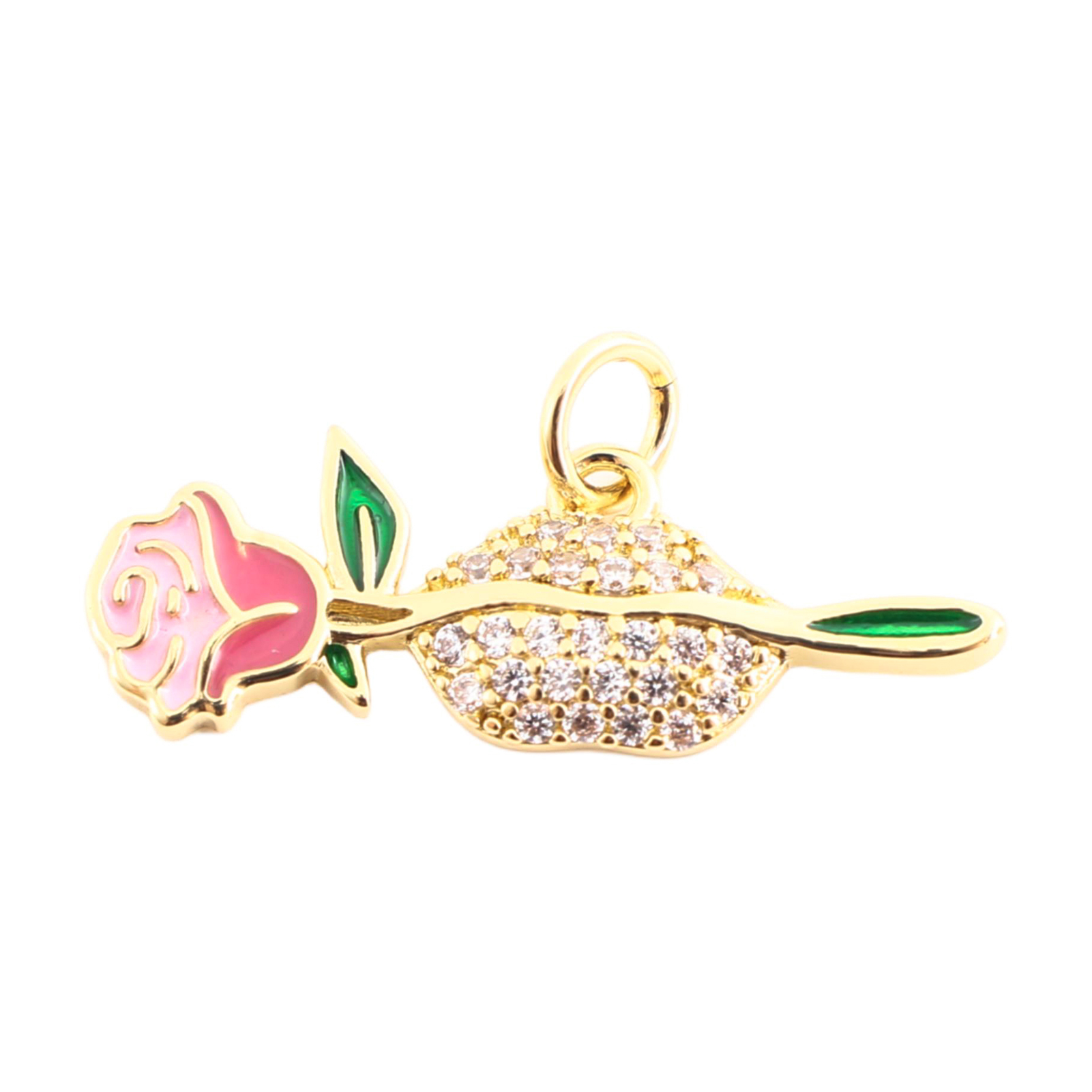 Cubic Zirconia Sterling Silver Connector