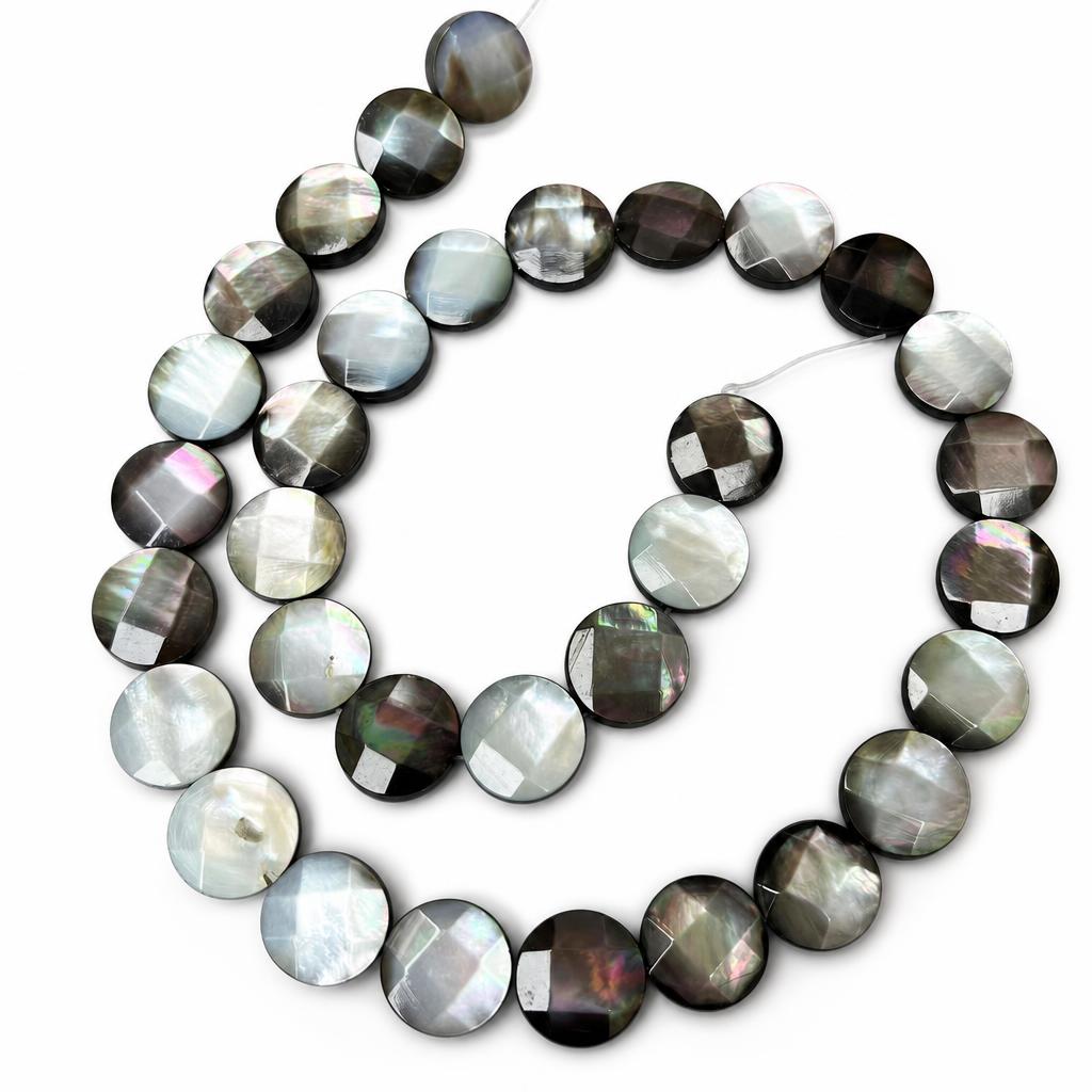 Mosaic Style Shell Beads