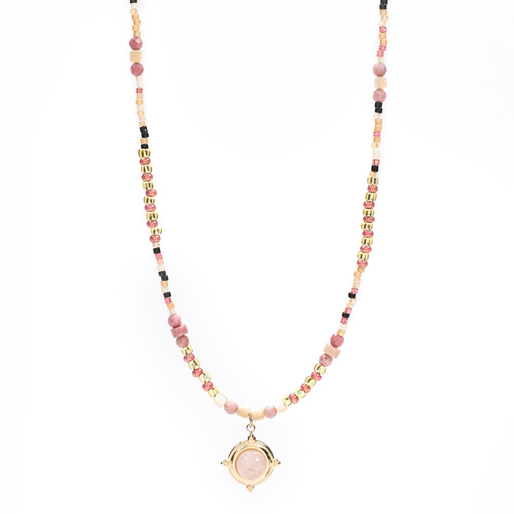 Glass Seed Beads Necklace
