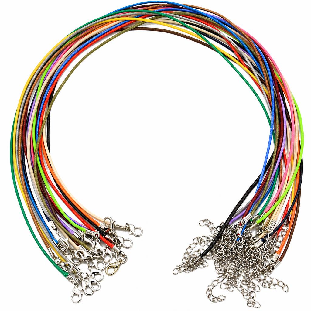 Collar de cordón de seda