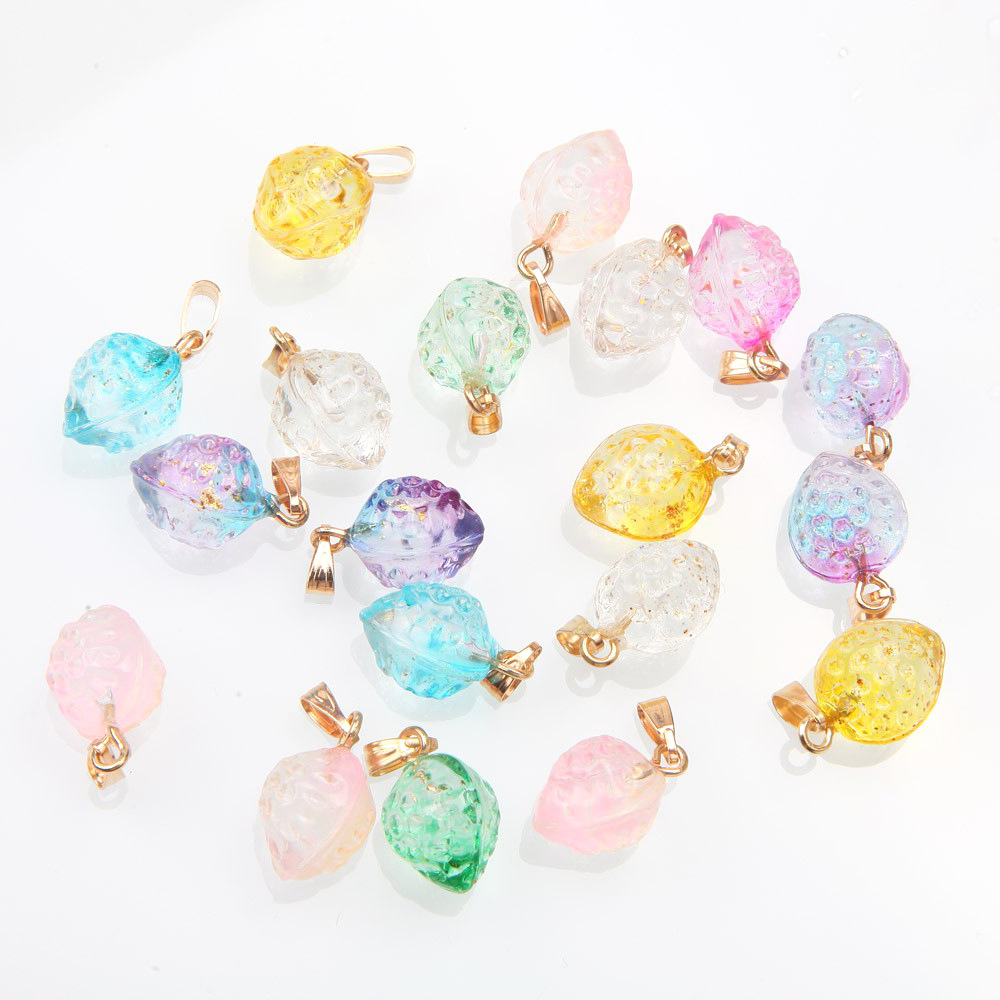 pendentifs lampwork de plantes