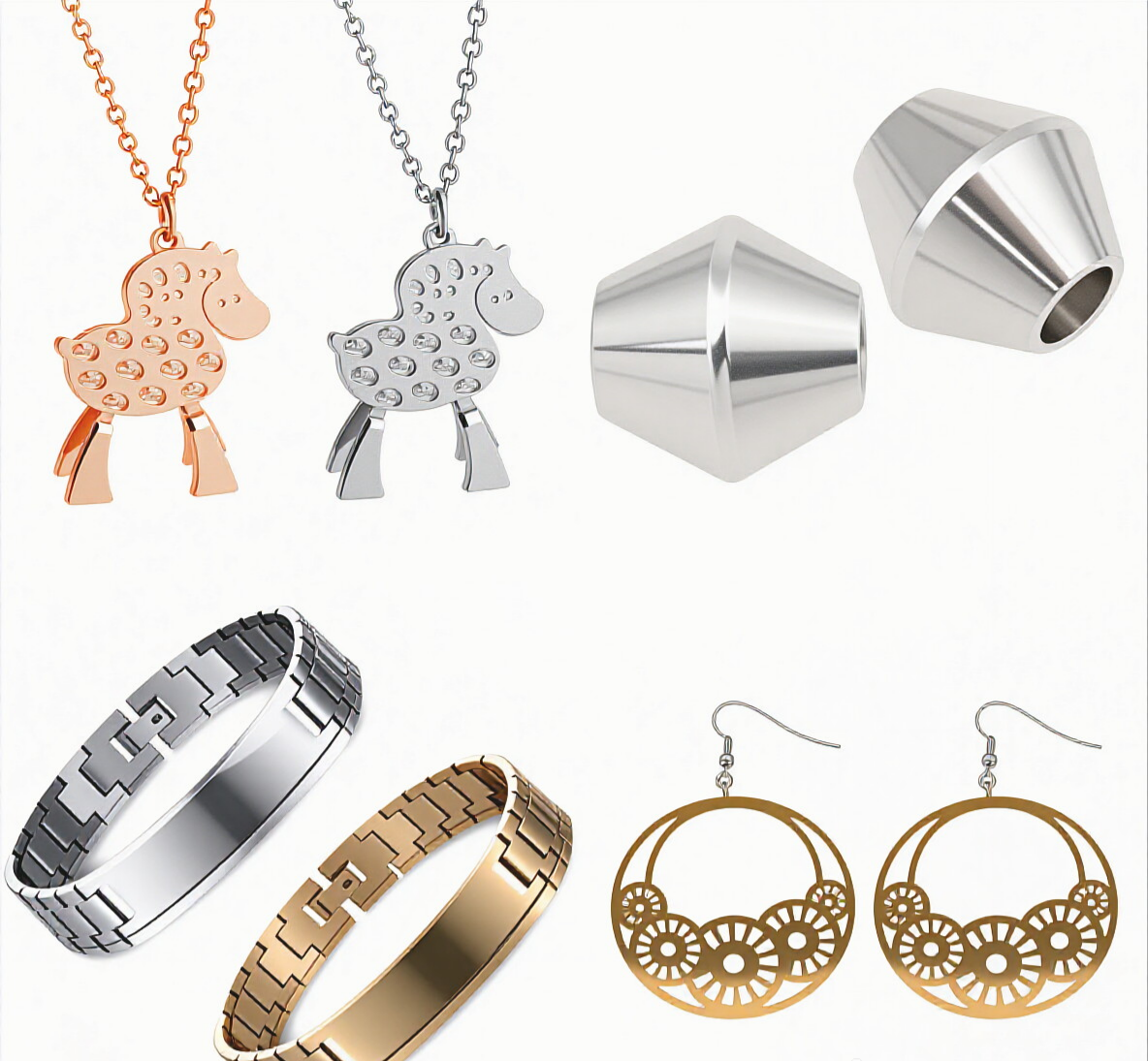 Bijoux en acier inoxydable