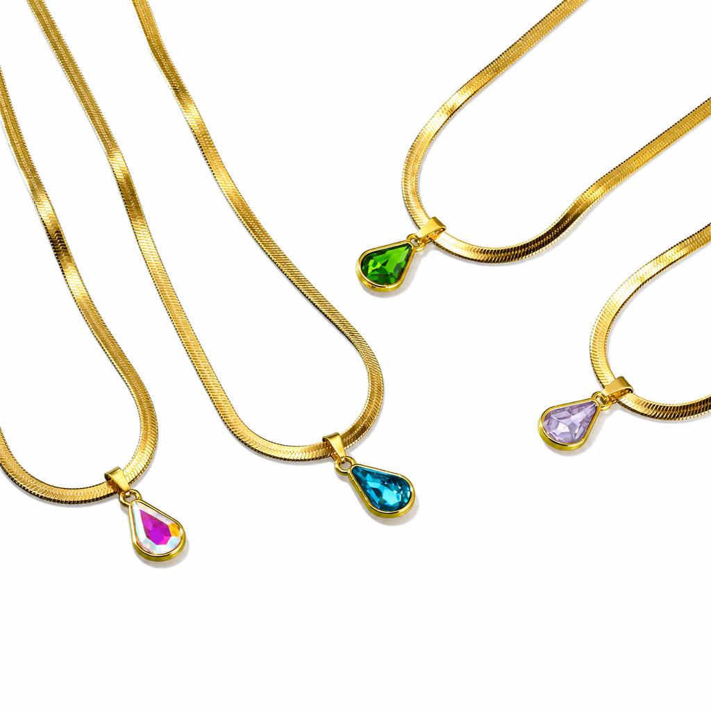 Collier en cristal