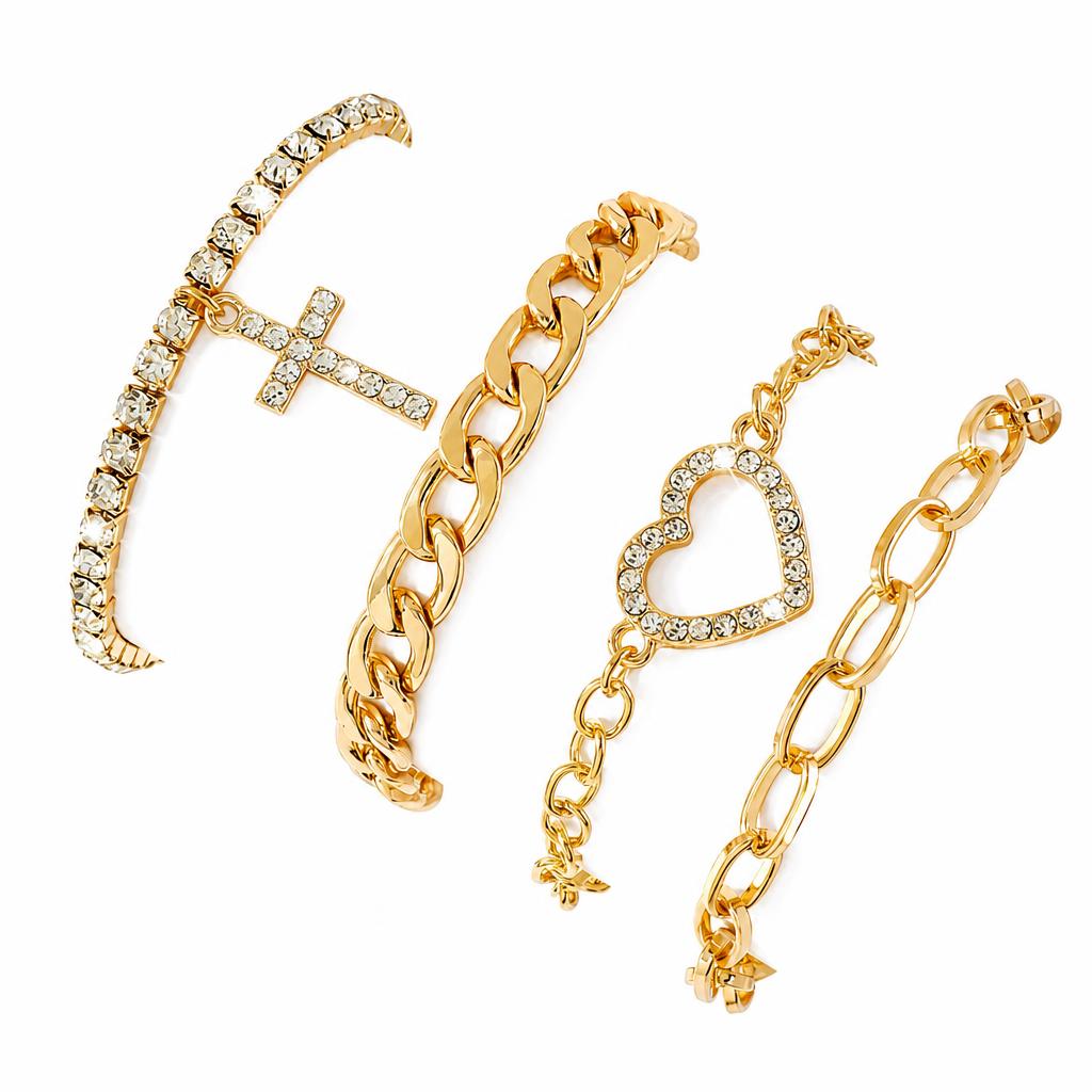 Bracelets chaîne de zinc alliage fer