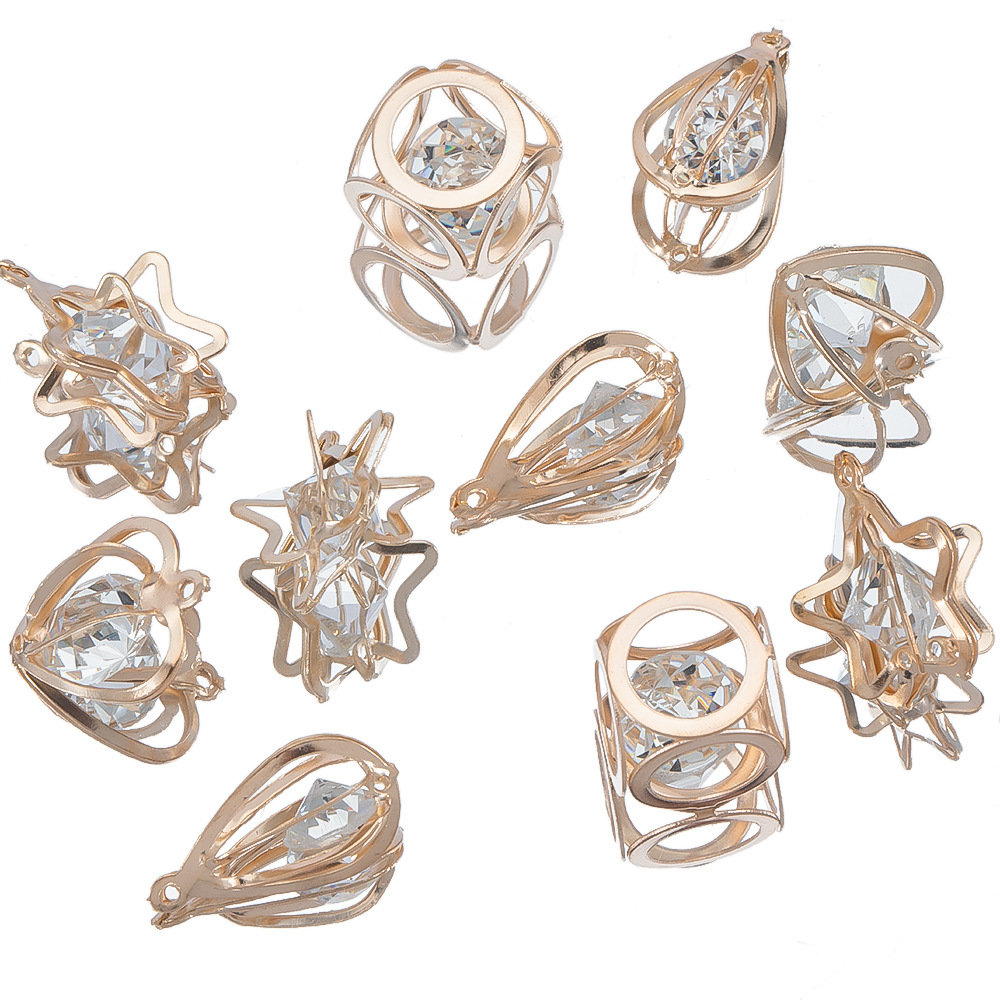 Rhinestone Iron Pendant