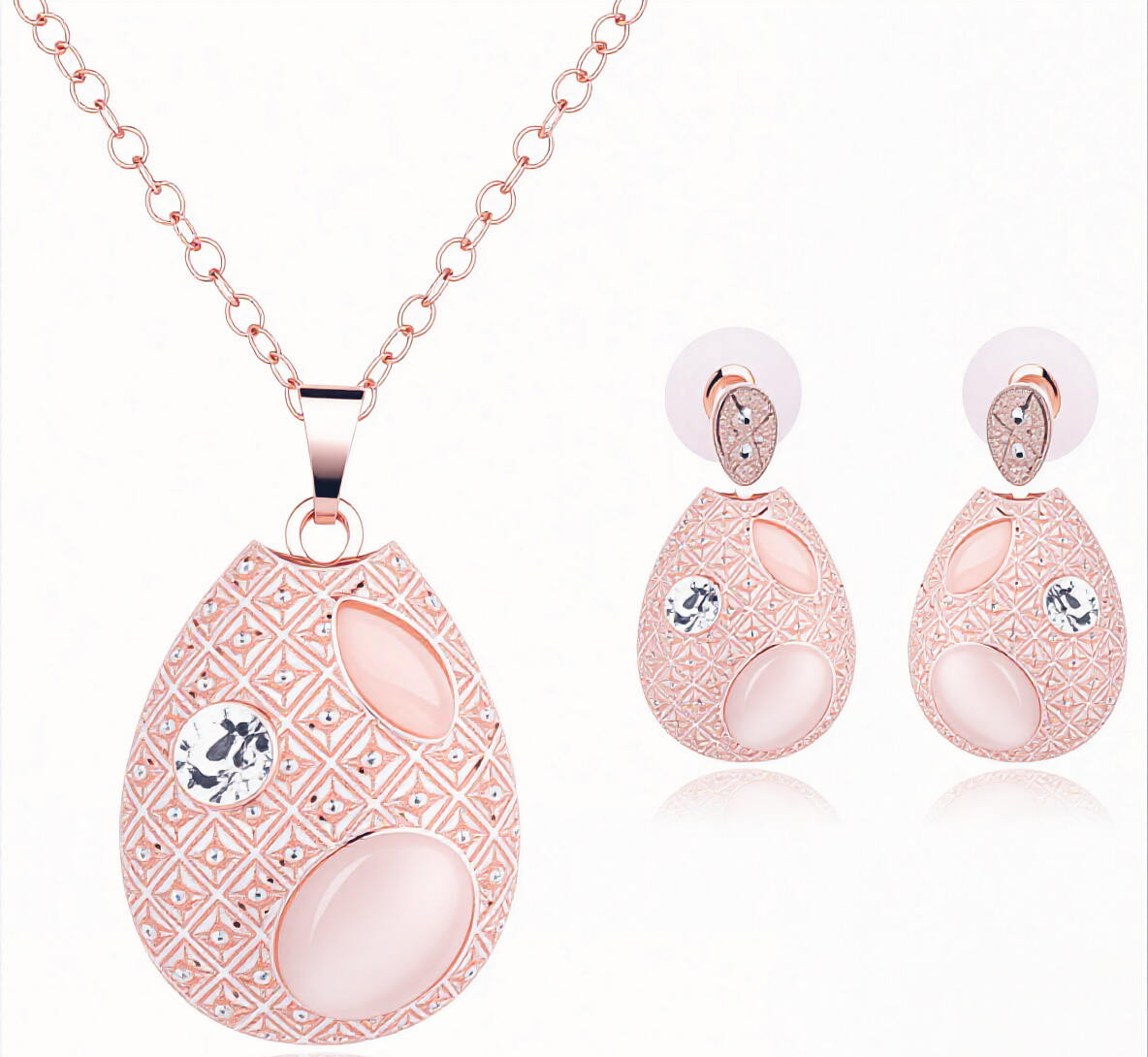 Rhinestone en alliage de zinc bijoux 
