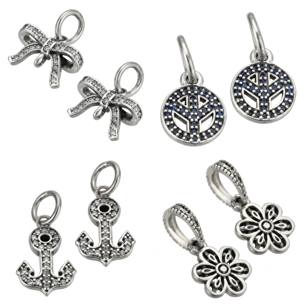 Pendentif en argent massif de Bali