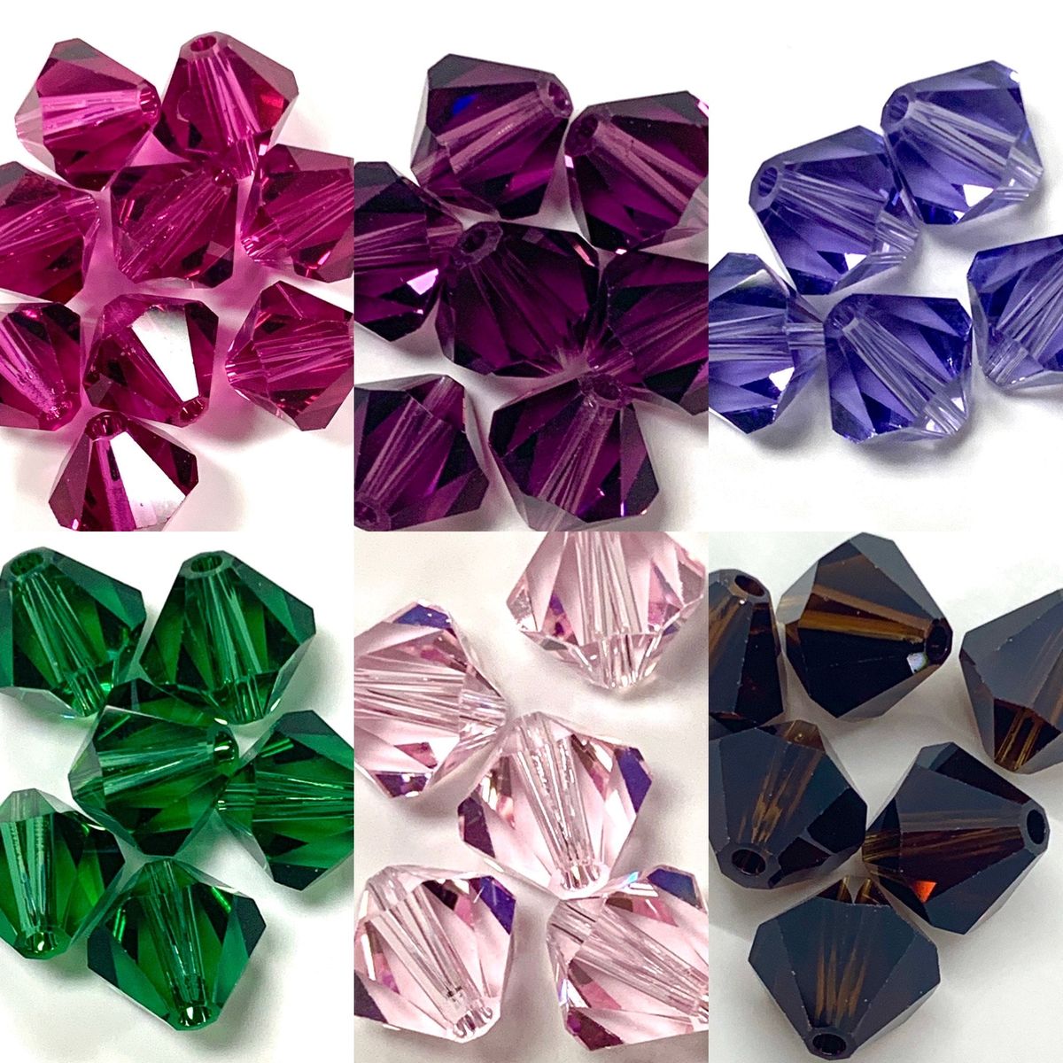 Nachmachung CRYSTALLIZED™ 5301 Doppelkegel Perlen