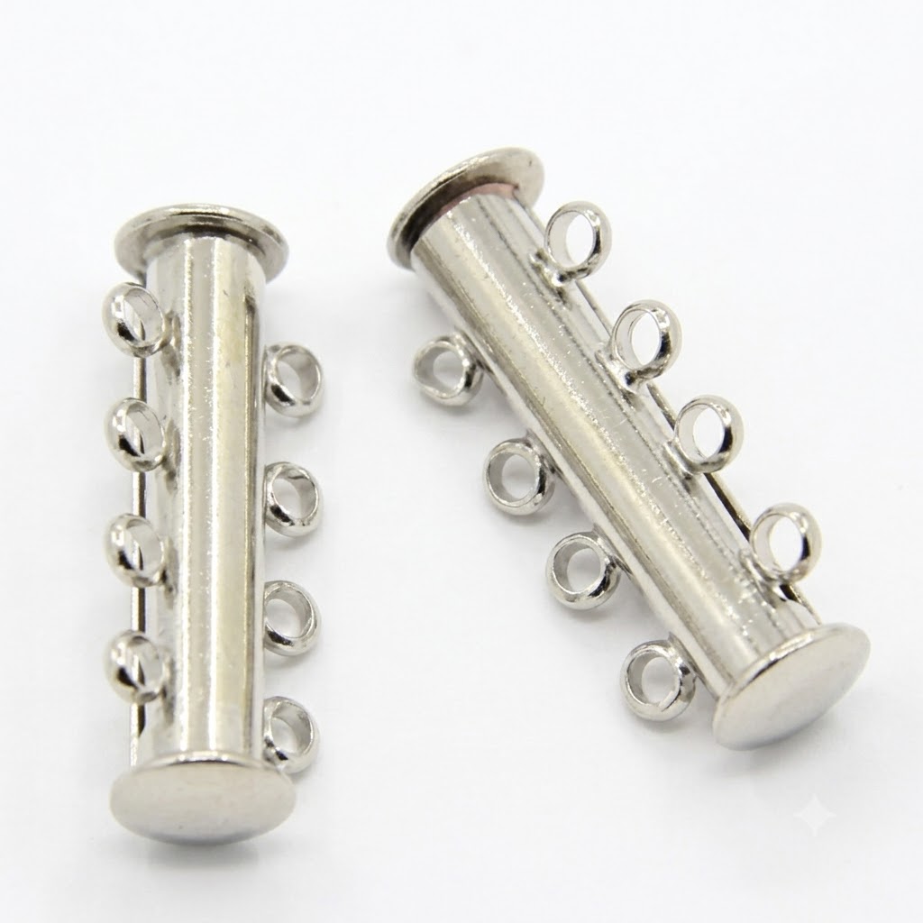Sterling Silver Slide Lock Clasp