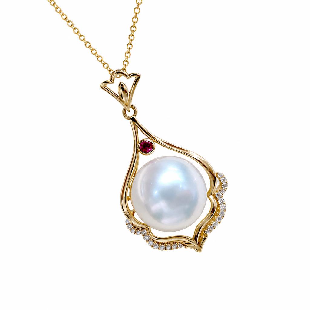 Natural Akoya Cultured Pearl Necklace