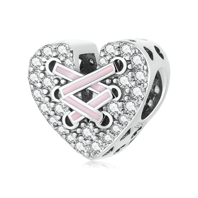 Perles en argent Cubic Zirconia
