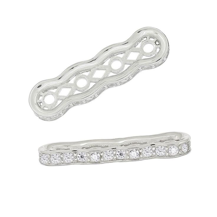 Sterling Silver Spacer Bar