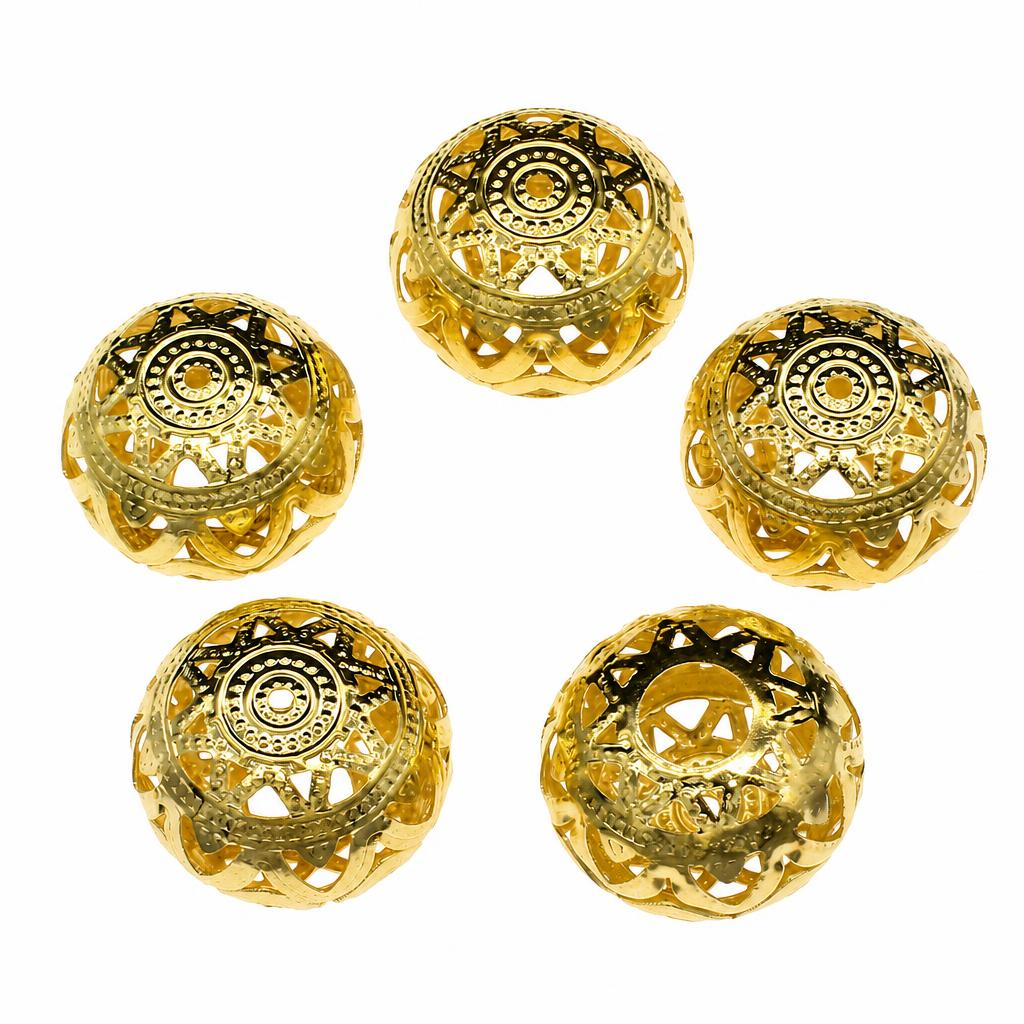 Iron Hollow Beads